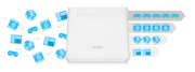 Zyxel modem VGm8825-T50K Çift Bantlı (dual)Kablosuz AC/N VDSL2 Combo WAN Gigabit IAD