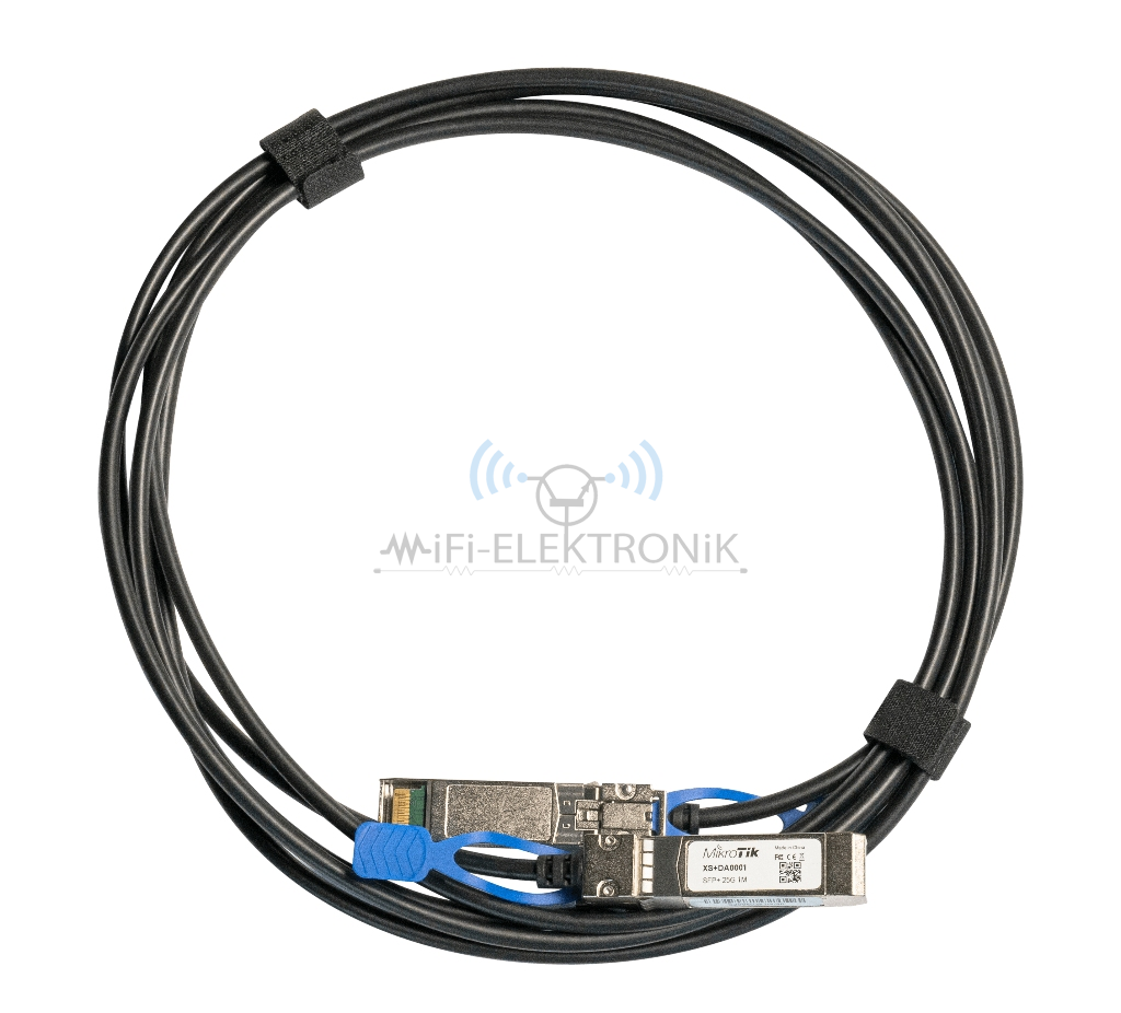 MikroTik XS+DA0001 1 Metre Dahili SFP+ modüllü  10G -25G DAC